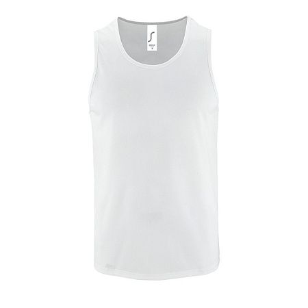 Майка мужская Sporty TT Men, белая, размер 3XL