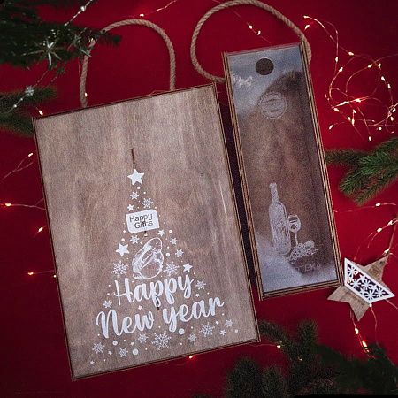 Ящик подарочный WINOTEKA размер 34,5 х 11,5 х 11 см