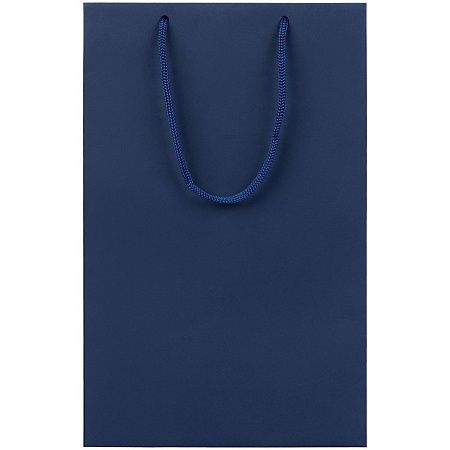 Пакет бумажный Porta S, вертикальный, темно-синий