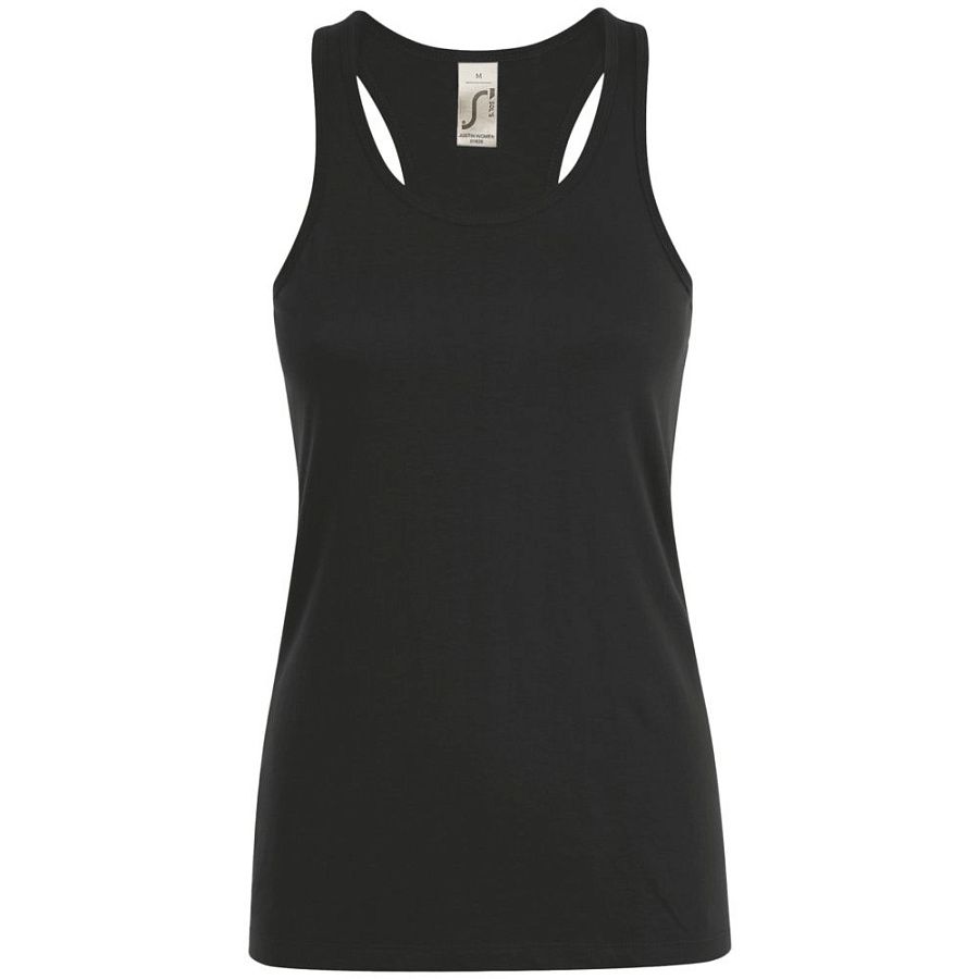 Майка женская Justin Women, черная, размер XXL