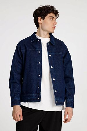 Куртка джинсовая O1, темно-синяя, размер M/L