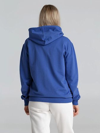 Толстовка на молнии с капюшоном Siverga 2.0, ярко-синяя, размер XS
