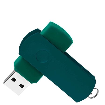 Флешка ELEGANCE COLOR Зеленая с зеленым 4026.02.02.16ГБ3.0