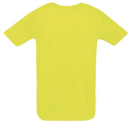 Футболка унисекс Sporty 140, желтый неон, размер XXS
