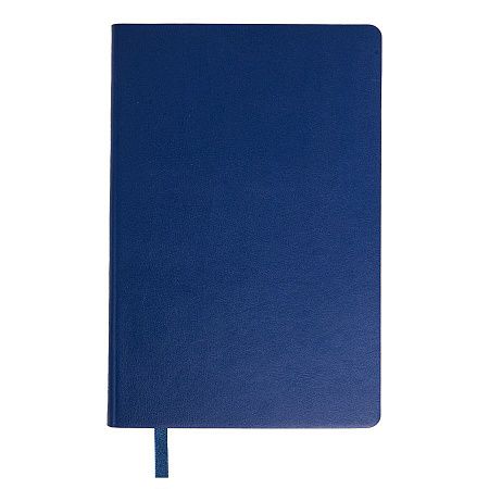 Бизнес-блокнот SMARTI, A5, синий, мягкая обложка, в клетку