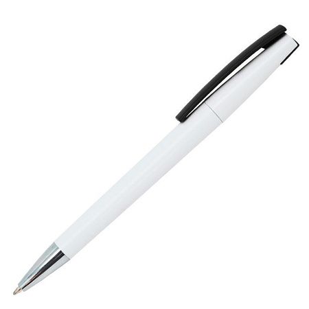 Ручка шариковая, пластиковая, белая/черная Zorro Assembling