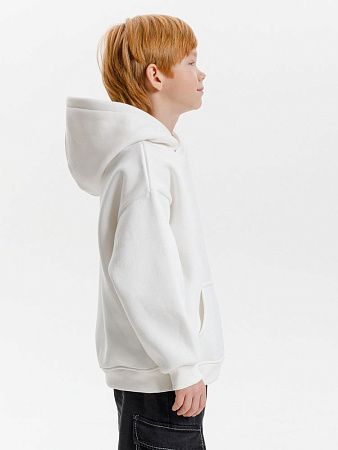 Худи детское оверсайз Junipero, молочное (белое), размер 12 лет (142-152 см)
