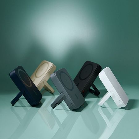 Внешний аккумулятор Юнион PD (Union PD) 10000mAh с функцией беспроводной зарядки 15W, черный