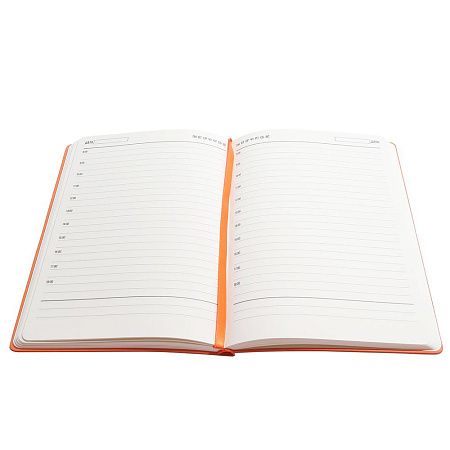 Ежедневник A5 недатированный Franco в мягком переплёте, оранжевый