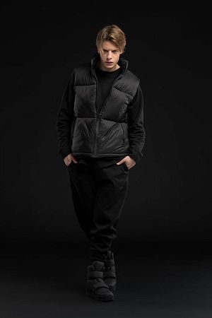 Жилет двусторонний V2, черный, размер XS/S