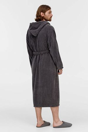 Халат флисовый Magic Mantle, темно-серый, размер M/L