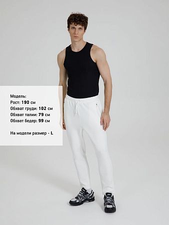 Джоггеры Lovi, молочно-белые, размер XL