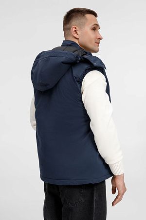 Жилет унисекс Sfera, темно-синий, размер S