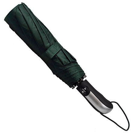 Зонт складной автоматический Forest BERGEN, диаметр 103 см, радиус 23 дюйма, 10 панелей, с UV защитой без подарочной коробки, зеленый