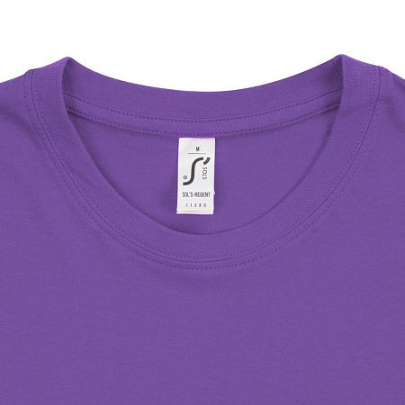 Футболка унисекс Regent 150, фиолетовая, размер S