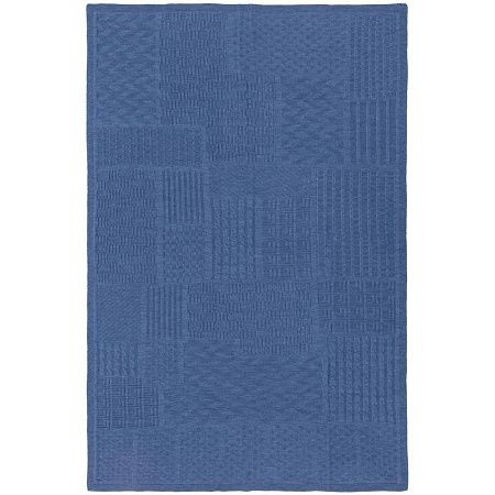 Плед Snippet, синий меланж (джинс)