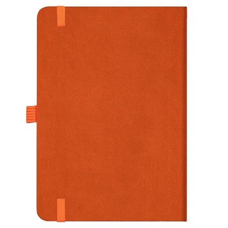 Блокнот Forest  Alfa Polo Latte А5, недатированный, в твердой обложке,  с резинкой и петлей для ручки, оранжевый