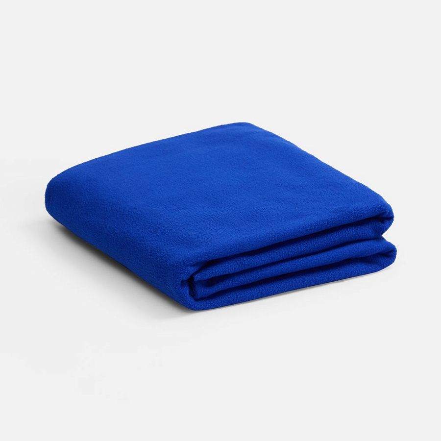 Флисовый плед Warm&Peace XL, ярко-синий