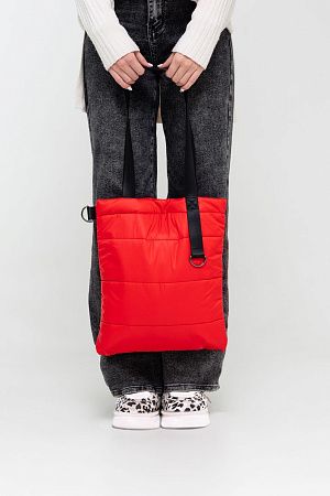 Шоппер Superbag Bubble, стёганый, с магнитной кнопкой