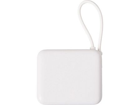 Внешний аккумулятор со встроенным кабелем «Liri», QC/PD, 10000 мАч