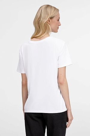 Футболка унисекс Senti, белая, размер S