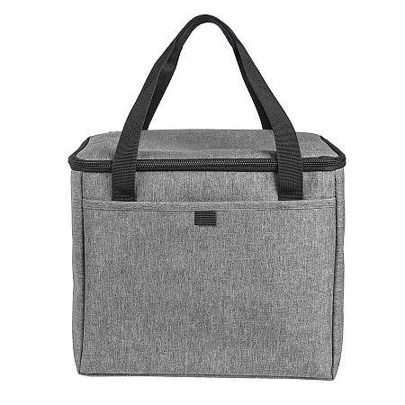 Термосумка "KEEP", 27 x 24. x 20 см, полиэстер 300D, PEVA, серый меланж