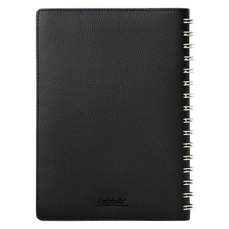 Ежедневник Виста (Vista) недатированный, черный/бежевый