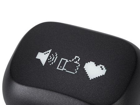 Беспроводные наушники с шумоподавлением ENC и подсветкой лого «Lites» с гравировкой