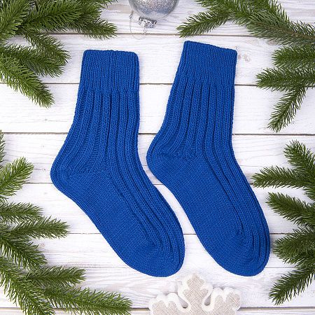 Носки вязаные НАСВЯЗИ© шерсть/акрил