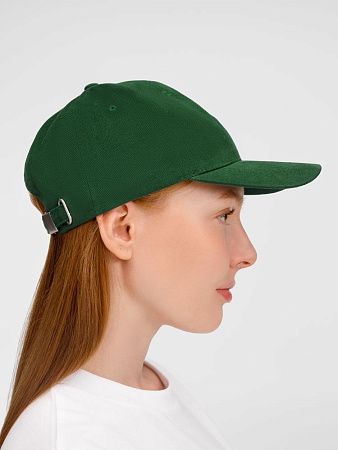 Бейсболка Buffalo, темно-зеленая