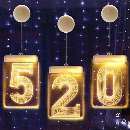 Новогодние украшения со светящимся логотипом