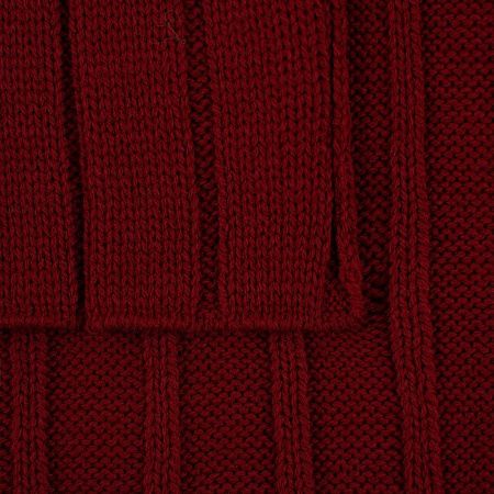 Плед Tressa, красный (бордовый)