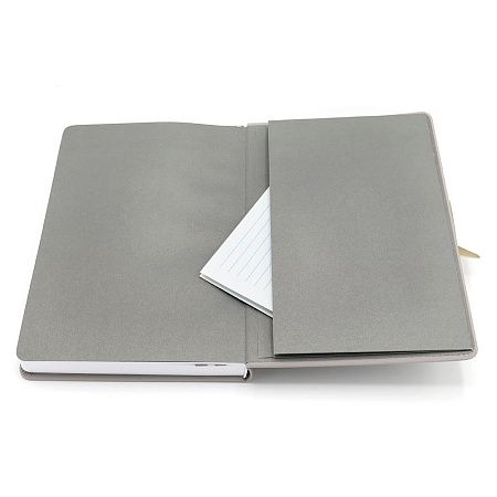 Блокнот A5 Veles в твёрдом переплёте, серый