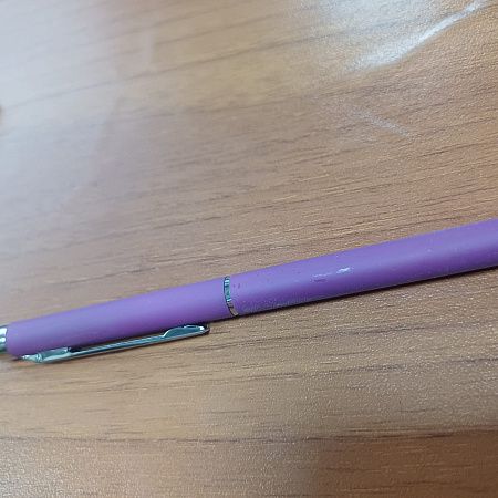 Ручка-стилус металлическая шариковая «Jucy Soft» soft-touch