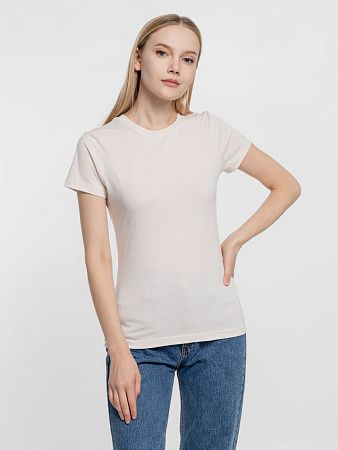 Футболка женская T-bolka Lady, молочно-белая, размер XL