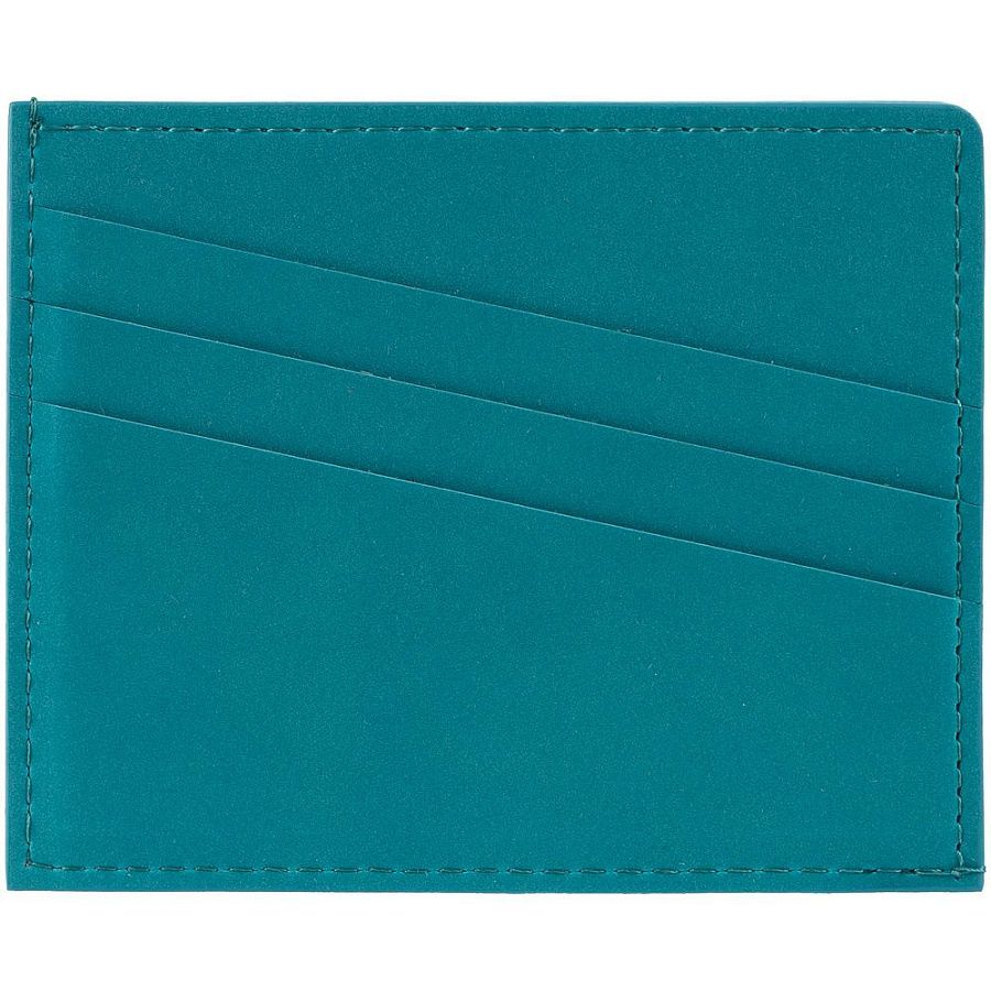 Чехол для карточек Nubuk, бирюзовый