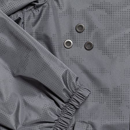 Ветровка светоотражающая Lattvind, серая, размер XXS