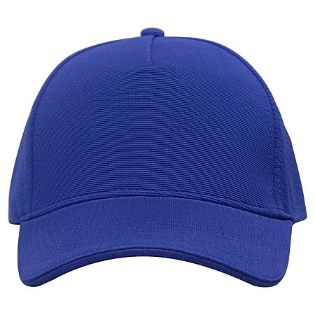Кепка 5-панельная Ottoman 300, полиэстр, c синим сендвичем, синяя