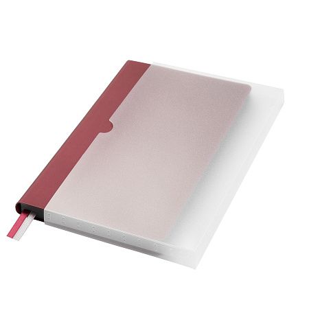 Ежедневник Мун Ривер (Moon River) недатированный, бургунди