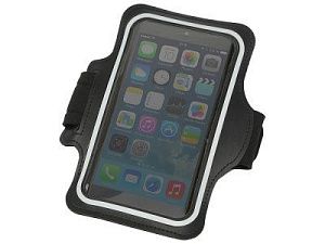 Спортивный чехол на руку для телефона «Athlete», цвет: черный