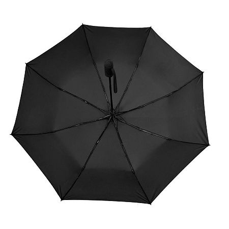 Зонт складной полуавтоматический Forest Rainman, диаметр 117 см, радиус 27 дюймов, 8 панелей, в подарочной коробке, черный