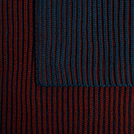 Шарф Nobilis, бирюзовый с терракотовым