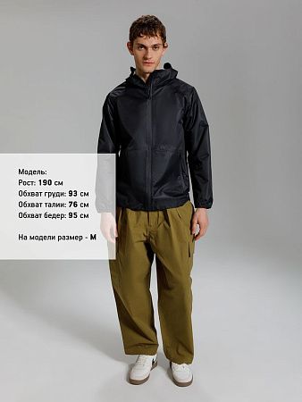 Куртка унисекс Nordvind WR, черная, размер S