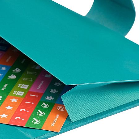 Ежедневник Риц (Ritz) недатированный, бирюзовый, твердая обложка