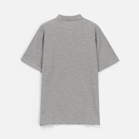 Рубашка поло унисекс Tervise, серый меланж, размер 3XL