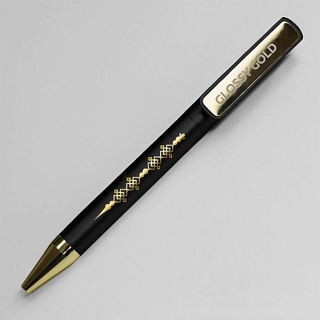 Ручка шариковая GLOSSY GOLD