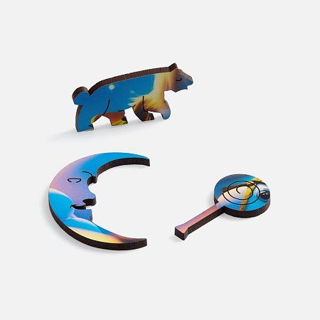 Деревянный пазл с крышкой PuzzleBox на заказ