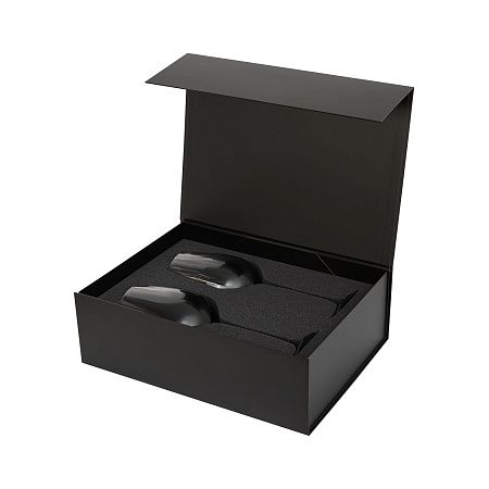 Подарочный набор 2 бокала для вина Мансера (Mancera) в черной коробке