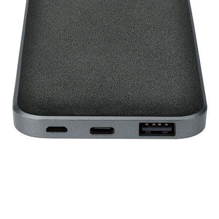 Внешний аккумулятор Ин Велюр (In Velour) 10000 mAh, серый