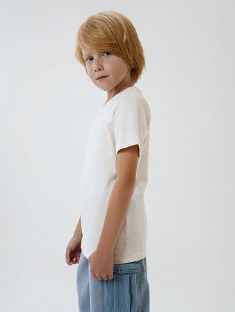 Футболка детская T-Bolka Kids, молочно-белая, размер 6 лет (106-116 см)